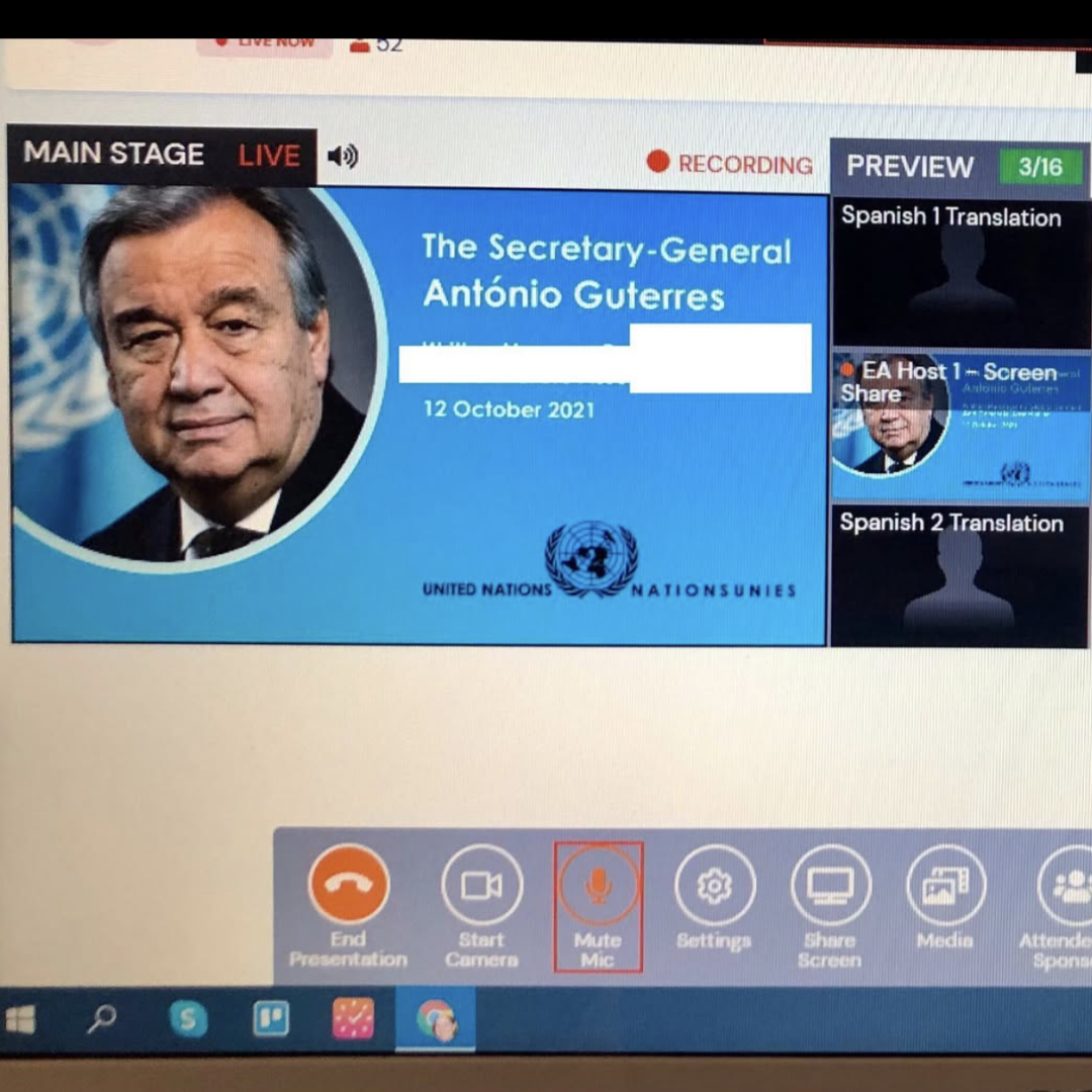 servicio de inetrpretación simultánea remota para diplomáticos